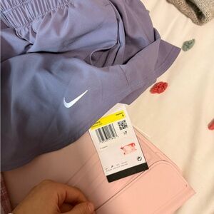 Nike Lavender Sports Shorts